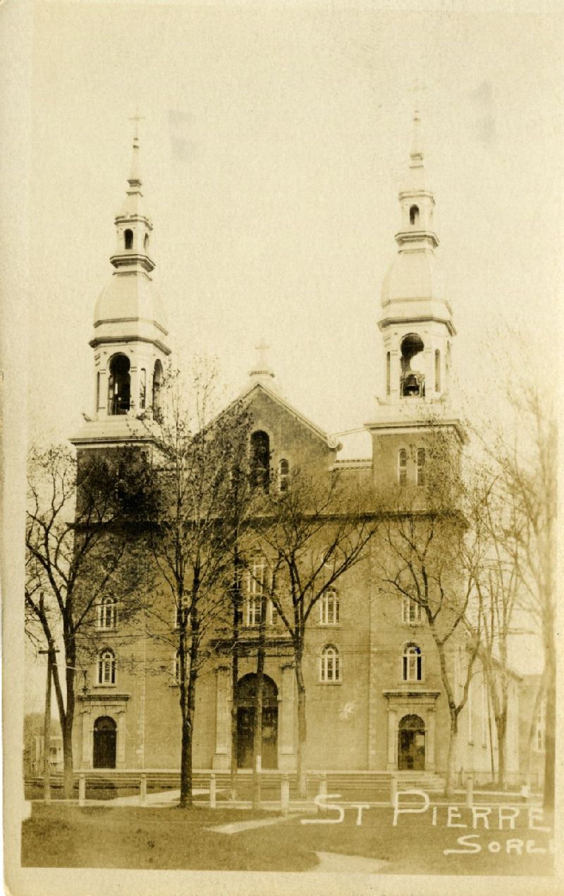 Église de SaintPierre de Sorel Advitam Bibliothèque et Archives